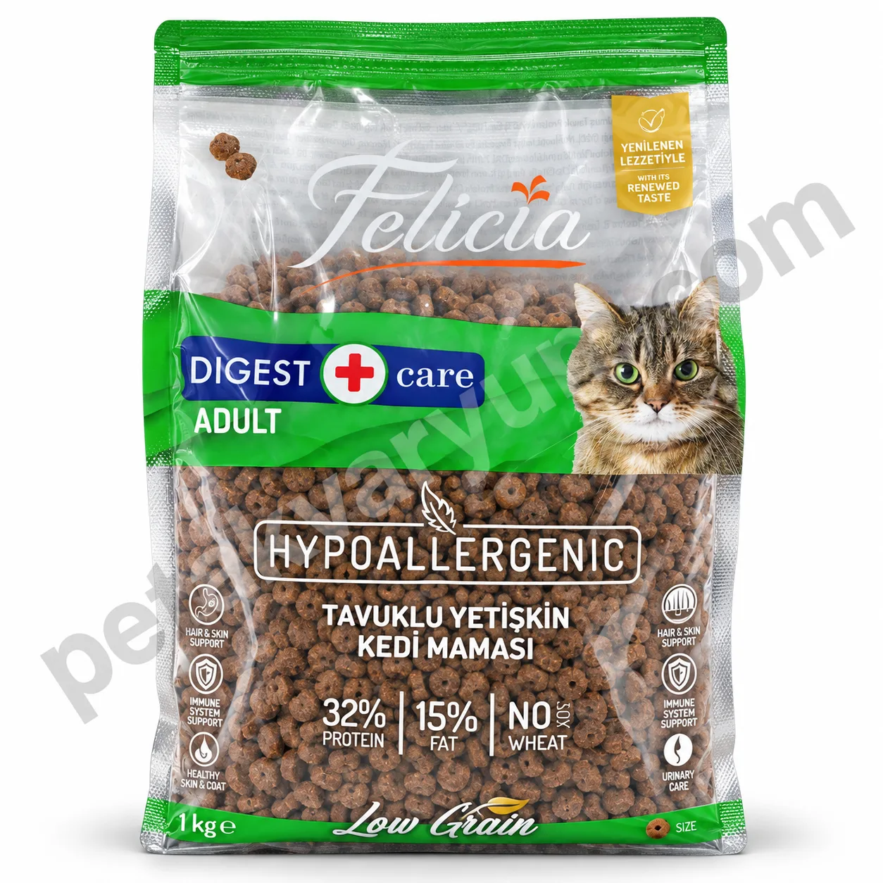 Felicia Digest Care Tavuklu Yetişkin Kedi Maması 1 Kg
