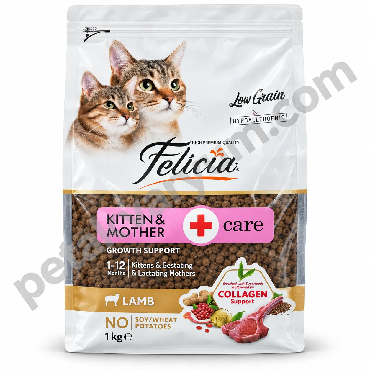 Felicia Kitten & Mother Care Kuzulu Yavru Kedi Maması 1 kg