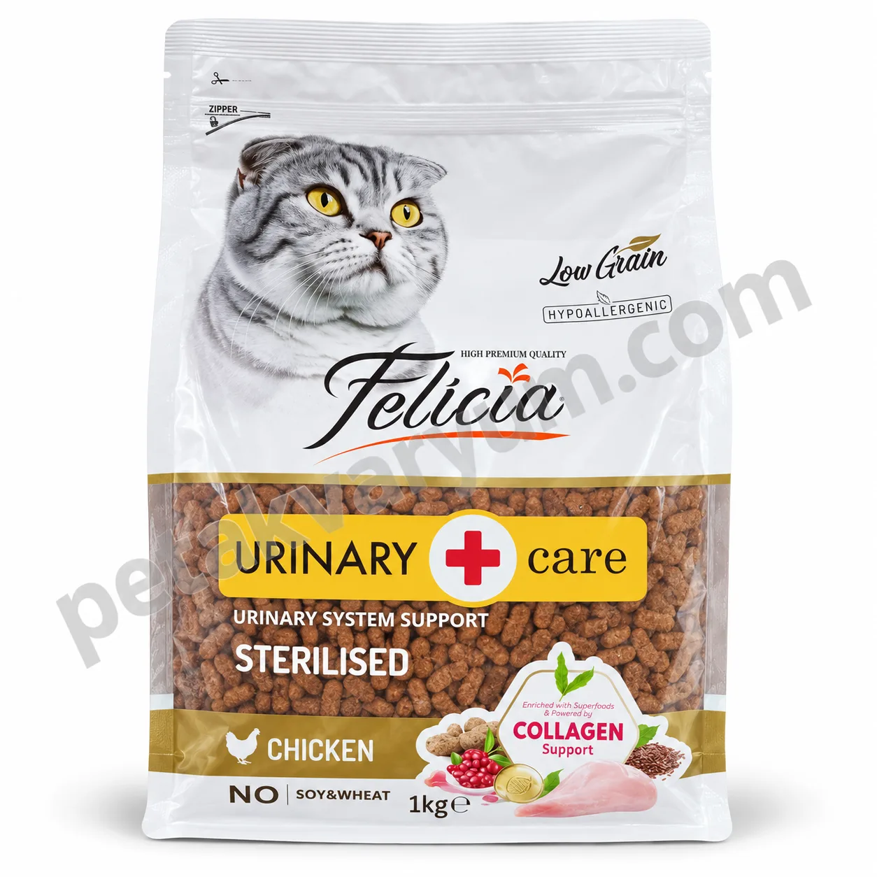 Felicia Urinary Care Tavuklu Kısırlaştırılmış Kedi Maması 1 Kg