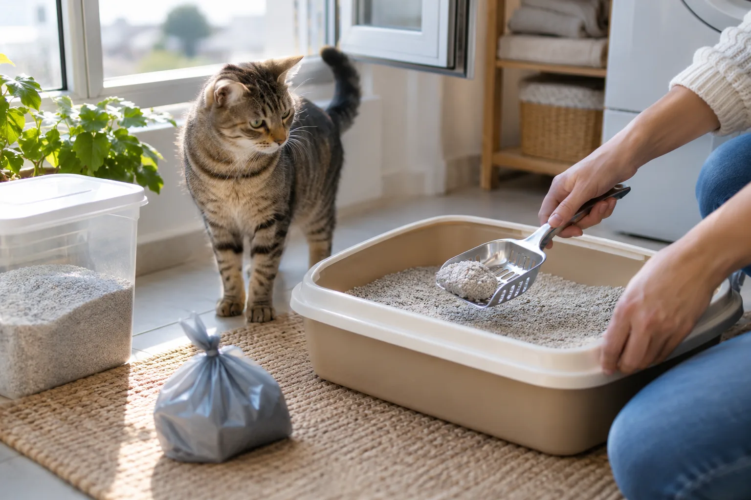 Kedi Kumu Kokusu Nasıl Kontrol Edilir? Temiz Kum Kabı Rutini
