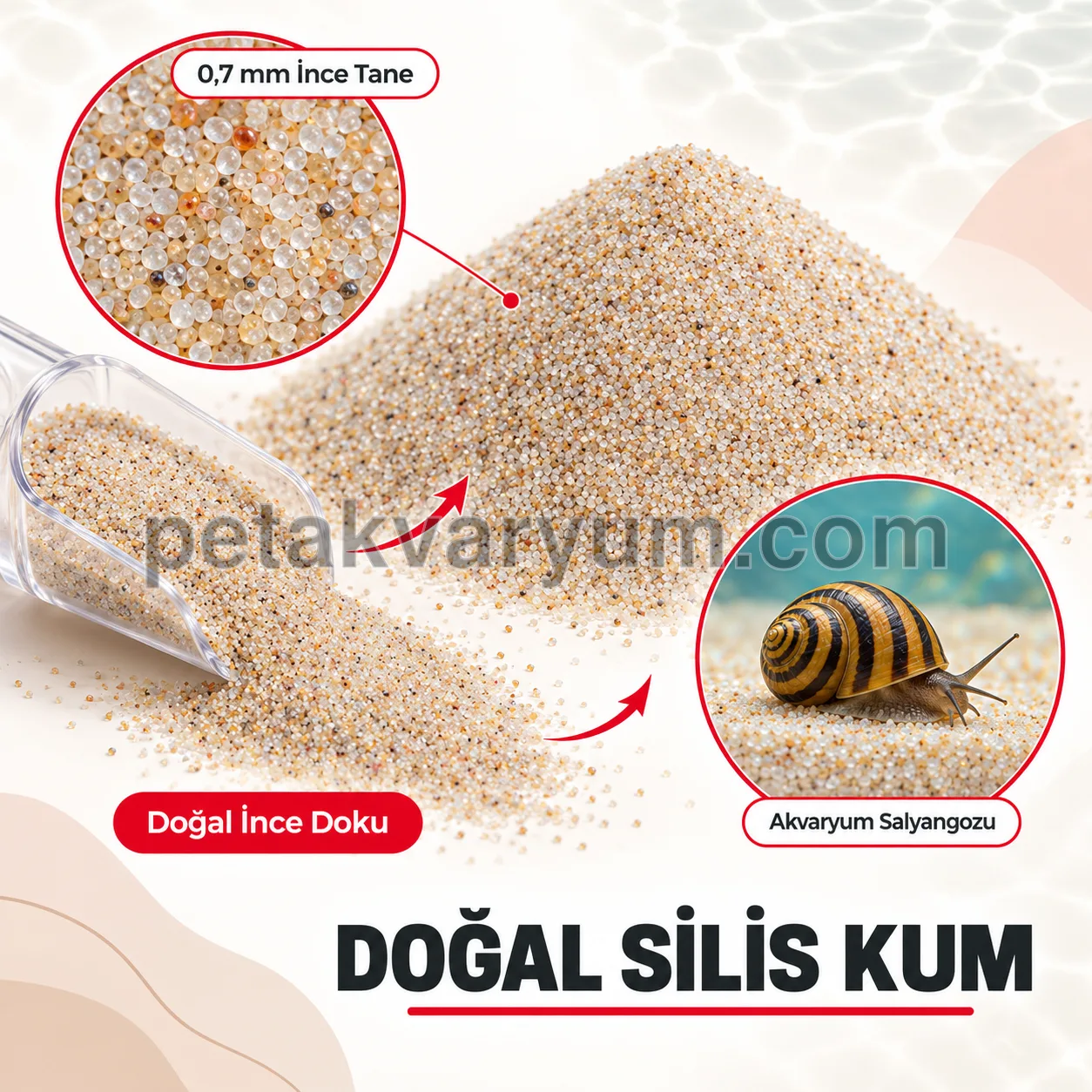 Silis Akvaryum Zemin Kumu