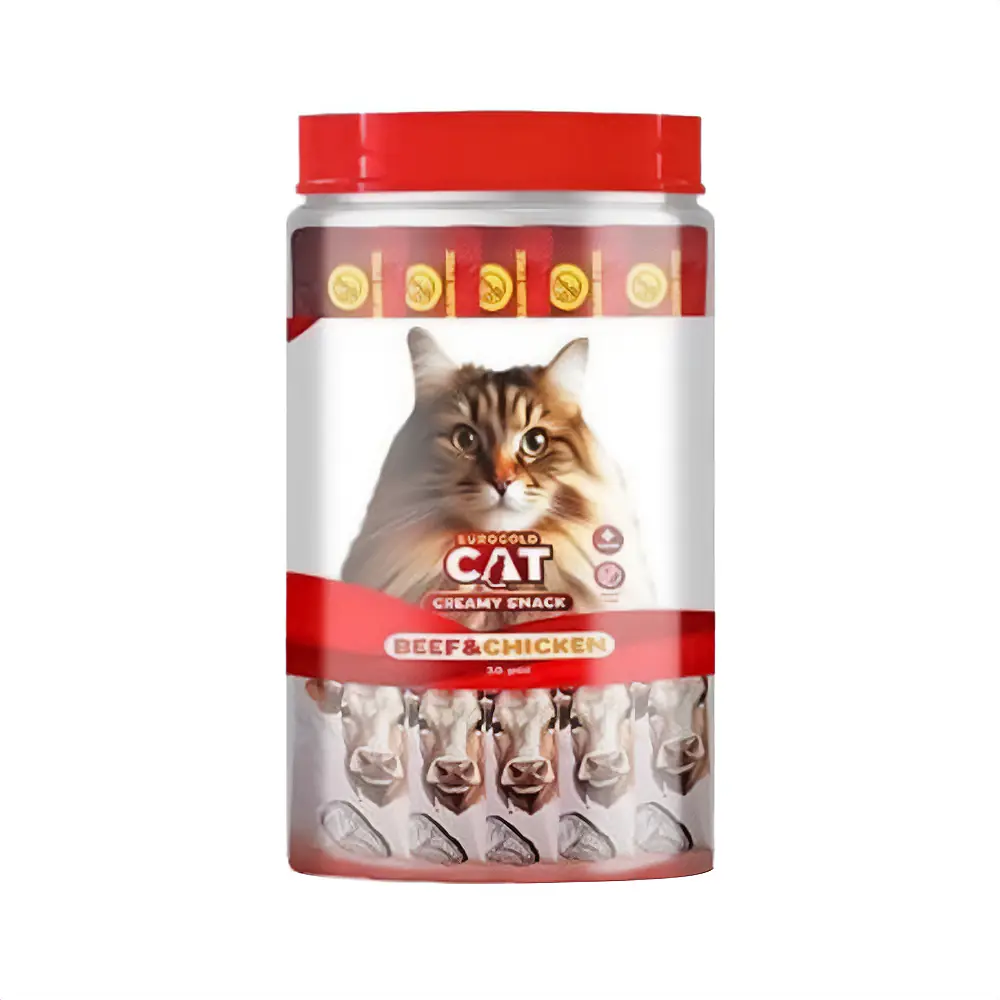 EuroGold Cat Sıvı Kedi Ödülü Dana - Tavuk Etli ( 15 g)