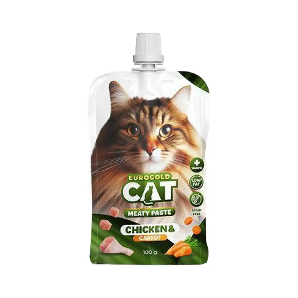 EuroGold Cat Tavuk Etli ve Havuçlu Kedi Ödül Maması (100 g)