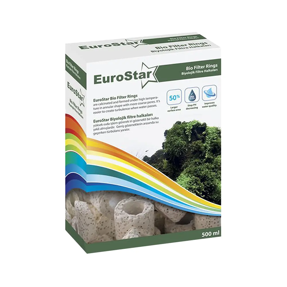 EuroStar Beyaz Bio Filter Ring (500 ml)