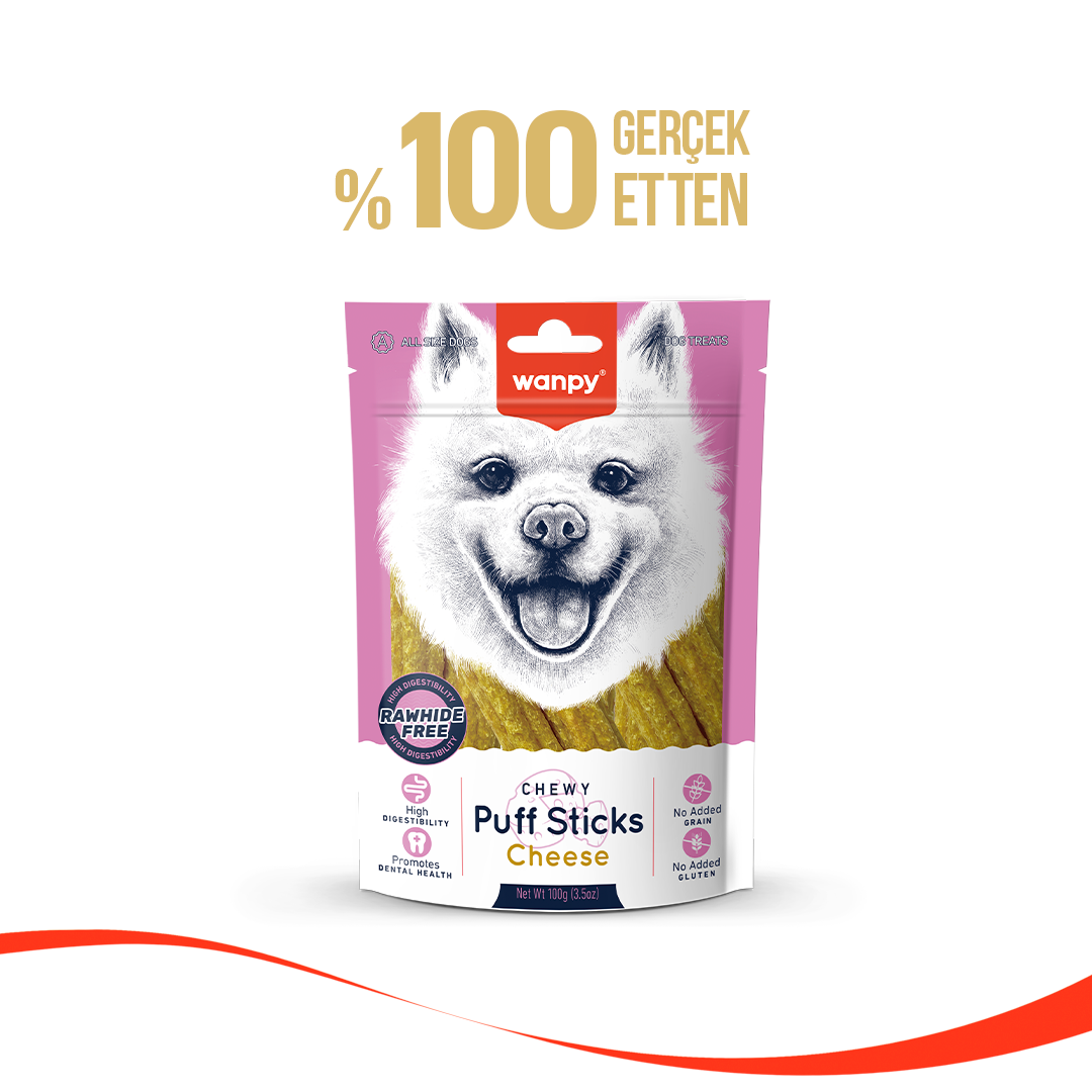 Wanpy Tahılsız Peynirli Köpek Çiğneme Ödülü 100g