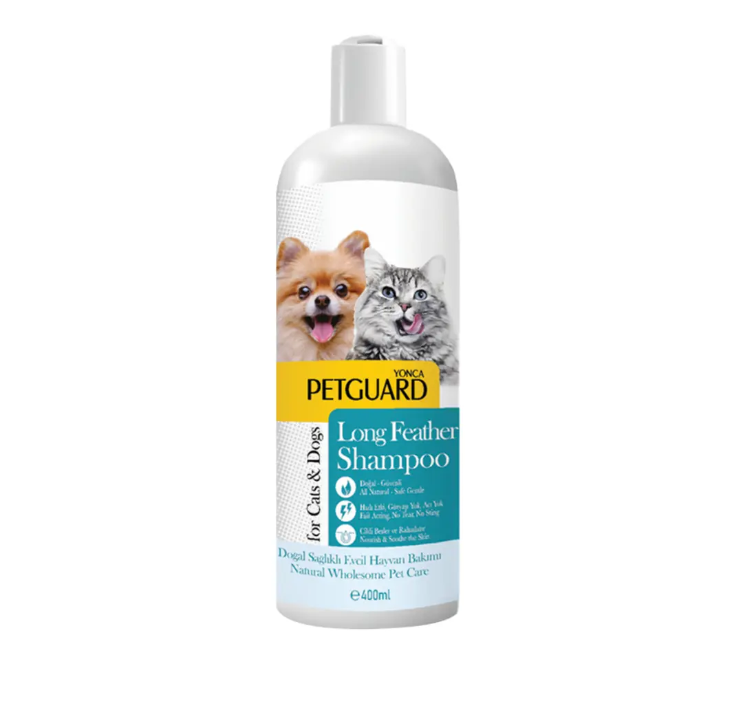 Petguard Uzun Tüylü Kedi ve Köpekler İçin Şampuan (400 ml)