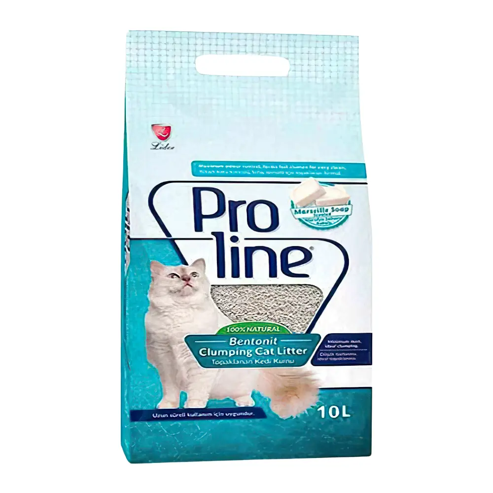 Proline Bentonit Süper Topaklanan Marsilya Sabunu Kokulu İnce Taneli Kedi Kumu (10 L)
